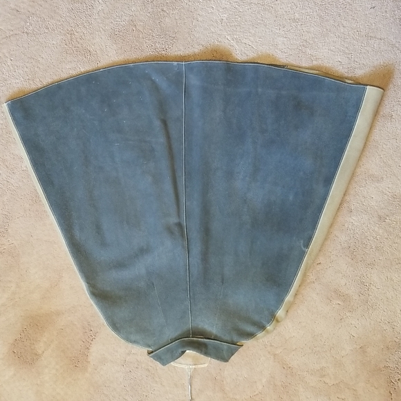 Vintage Suede Leather Poncho/Cape - Picture 2 of 7